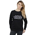 Miniatyrbillede 2 af 3: Star Wars Dame/Damer Hyperspace Logo Sweatshirt XXL Sort Black XXL