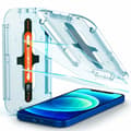 SPIGEN Ez Fit 2-Pack Härdat Glas Skärmskydd.Tr iPhone 12 & 12 Pro Transparent Härdat glas