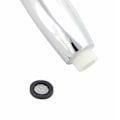 Miniatyrbilde 3 av 5: LED-dusjhode med høyt turbopress, 7 farger lys, temperatursensor, badekarsprinkler TA