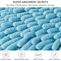 Miniatyrbild 3 av 5: 4 Chenillehanddukar Bollformade Handdukar Korall Fleece Mikrofiber Vattenabsorberande Mjuka Handdukar
