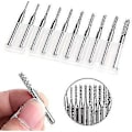 Miniatyrbild 3 av 4: 10 st Micro Drills Set Pcb Cnc Smycken Rotary Tool Press Fits Dremel Bits 0.8-3.0mm
