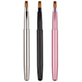 Miniatyrbillede 1 af 3: Bærbar Rejse Retractable Lip Brush 3stk