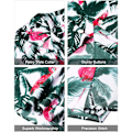 Pikkukuva 4 / 5: Havaijipaita ja shortsit miehille, normaali istuvuus, lyhythihainen, rento, funky ranta-flamingo-paitasetti XL