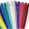 Miniatyrbilde 3 av 5: 100 stk 40cm flerfarget nylon spiralglidelåser for sying og håndverk