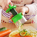 Miniatyrbilde 3 av 5: Håndholdt grønnsaksskjærer, Zucchini Spaghetti Maker Grønnsak Zoodle Maker Veggie Spiralizer Spiral Slicer