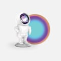 Miniatyrbillede 4 af 4: MOB Projektor Astrolight Blå Regnbue Vit