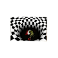 Miniatyrbillede 1 af 5: Jul 3D Illusion Dørmåtte Skridsikker Gulvmåtte Sengemåtte Til Soveværelse Stue Børn 80X120cm Sort Grinch Hånd Sort Grinch Hånd 80X120cm
