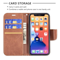 Miniatyrbilde 5 av 5: iPhone 13 Mini - Shark Solid Lær Etui - Brun