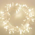 100 LED-ljusslinga Batteridriven med Timer Varmvit[co]