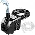 Miniatyrbild 1 av 4: Fontänpump 150 gph (8 W 600 L/h) Dricksvattenpump Tyst Liten fontänpump för översvämningsområden med 1 m rörledning (ID x 1/2 tum)