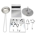 Miniatyrbild 2 av 4: Koreanskt sockergodistillverkningsverktyg Set Dalgona (9 st i 1 set)