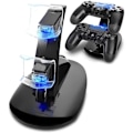 Pikkukuva 1 / 5: Kaksi USB-latausasemaa Playstation 4 PS4 / PS4 Pro / PS4 Slim -ohjaimelle