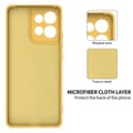 Miniatyrbild 6 av 7: Motorola Moto G86 5G Solid Color Case - Drop-Protective Full-Coverage Silicone Case Gul