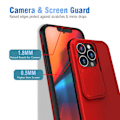 Pikkukuva 2 / 5: iPhone 13 Pro Max - CamShield Hybridikuori - Punainen