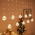 Miniatyrbilde 3 av 4: Eventyrlys - Ønskeball Lyssnor Led-lys med 8 Moduser Fjernkontroll Julelys til Soverom Fest - Varm Hvit