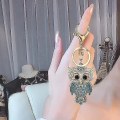 Pikkukuva 4 / 5: Pöllön avaimenperä riipus koru Rhinestone pöllö laukku riipus Bling kimalteleva pöllö käsilaukun koristeet Pöllön avaimenpidike auton avaimen lahjoihin