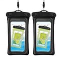 Flytande Vattentätt Mobilfodral Universal Svart 2-pack (qb)[CO]