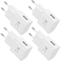 Miniatyrbilde 1 av 5: 4-pakning 5V-2A USB-strømadapteruttak Universal hurtiglading