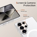 Pikkukuva 3 / 5: Tech-Protect Galaxy S25 Ultra Kuori MagSafe MagSlim Mattavalkoinen