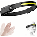 Miniatyrbild 1 av 5: Headlamp, USB Rechargeable LED Headlamp 230° Wide Beam