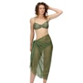 Miniatyrbillede 3 af 4: Regatta Dame/Kvinder Shalya Sarong One Size Grønne Marker Green Fields One Size