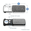 Miniatyrbillede 3 af 3: 10x 20x og 30x smykkelupe med UV LED-lys, sort