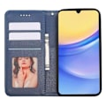 Miniatyrbillede 2 af 5: Samsung Galaxy A56 5G/A36 5G Flip Læder Cover Blå