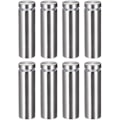 Miniatyrbillede 1 af 5: 8 stk. 3/4 Dia X 2-1/2\"(19x60mm) afstandsskruer vægmonterede skilt holdere akryl glas negle