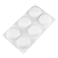 Miniatyrbillede 2 af 4: Mousse-slikoneforme, 6-huls kubeforme til bagning af chokolademuffins, håndlavede lys, gelé, budding