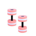 Miniatyrbillede 3 af 3: 2 stk. Gymnastikmaskiner Hjemmepool Håndvægte Træning Håndvægte Rejse Håndvægte Vand Håndvægte Pool Bærbar Pink