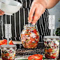 Miniatyrbillede 2 af 4: Bredmundet Mason Jar Sæt Med Fermentering Låg Og Luftsluse Husholdningskøkkenartikler Fra Chuaidu Butik