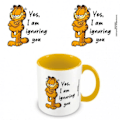 Miniatyrbillede 2 af 2: Garfield Ja, jeg ignorerer dig Indre To Tone Krus One Size Hvid/Gul One Size Transparent iphone16plus