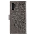 Pikkukuva 3 / 5: Samsung Galaxy A32 5G - Mandala Nahkakotelo - Harmaa Grey Harmaa