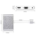 Pikkukuva 4 / 4: 1080p Lightning - HDMI VGA Audio Video -sovitin Applelle - Täydellinen