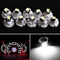 Miniatyrbilde 5 av 5: 10x Hvite T4 T4.2 Neo Wedge 1-smd Led Klynge Instrument Dash Klima Pære