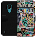 Miniatyrbillede 1 af 3: Motorola Moto E7 Pung Etui Minecraft Art