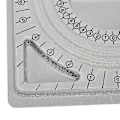Miniatyrbilde 4 av 5: Armbånd Design Board Flocked Bead Board Armbånd Smykkearrangør
