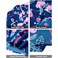Pikkukuva 4 / 5: Havaijipaita ja shortsit miehille, normaali istuvuus, lyhythihainen, rento, funky ranta-flamingo-paitasetti L