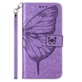 Miniatyrbillede 2 af 5: iPhone 14 Pro Max Cover Sommerfugl Tryk Lilla