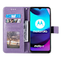 Miniatyrbillede 4 af 5: Motorola Moto E20 / E40 Etui Mandala Læder Lilla