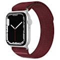 Pikkukuva 2 / 5: Apple Watch 42/44/45/49 mm ranneke Nylon Trail Loop Viininpunainen