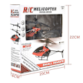 Miniatyrbilde 3 av 4: USB-lading med lys RC Helikopter, Mini RC Drone med Gyro Kollisjonssikker RC Leke for Gutter Gave Rød