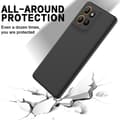 Miniatyrbilde 5 av 7: Motorola Moto G86 5G Solid Color Case - Drop-Protective Full-Coverage Silicone Case Svart
