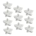 10 stjärnformade kryddfat, dippskålar, sojasås, små skålar, keramik, grillchips & serveringsskål Porslinsvit
