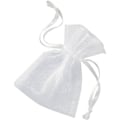 Miniatyrbillede 1 af 2: Unikke festposer i organza (4-pak) One Size Hvid White One Size