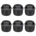Miniatyrbillede 1 af 5: Pakke med 6 silikone kajak scupper propper sorte støvler prop universal kajak scupper
