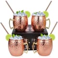 Moscow Mule Glas - Kopparglas - 500ml - 4-pack - Rostfritt stål - Diskmaskinssäker-XF32-[CO]
