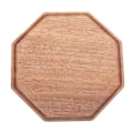 Miniatyrbilde 1 av 3: Naturlig Trebrett Mat Te Kaffe Serveringsbrett Oktagon Frukt Brødbrett Retter Snacksbrett (20cm)S S