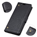 Miniatyrbillede 2 af 5: Sony Xperia 10 Plus - Retro Pung Etui - Sort Sort Sort