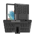 Pikkukuva 1 / 5: Samsung Galaxy Tab A8 10.5 (2021) Kuori Rugged Kickstand Armor Musta